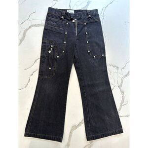 Versace Young Vintage Pantalone Bimbo Wide Leg Pants Size 10